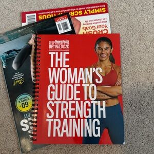 Women's Exercise Magazine's and Spiral Book (3)